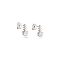 Pendientes Dilvdò Mujer in Plata Zircone ORPLBB